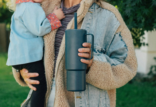 The MiiR All Day Straw Cup in Tidal Blue