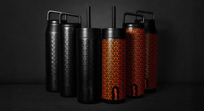 The MiiR x Carryology Collection including Wide Mouth and Sipper Straw Bottles