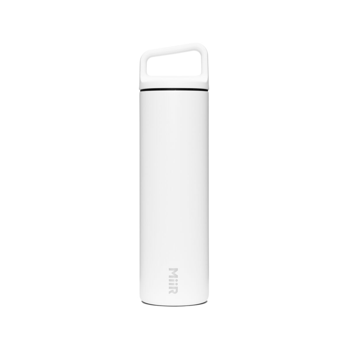 MiiR, Wide Mouth Water Bottle, Vacuum Insulated Leakproof, Stainless Steel Construction, White, 16 oz