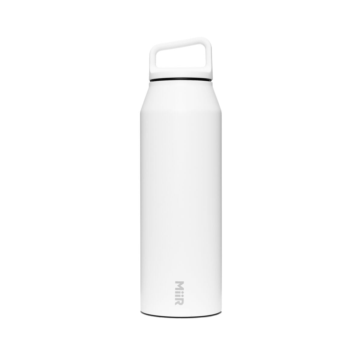 MiiR, Wide Mouth Water Bottle, Vacuum Insulated Leakproof, Stainless Steel Construction, White, 16 oz